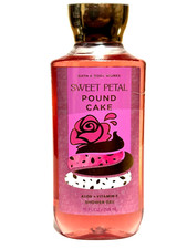 NEW 1 BATH  BODY WORKS SWEET PETAL POUND CAKE BODY WASH SHOWER GEL 10 FL OZ