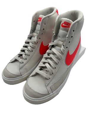 New Women s Size 8 (6.5Y) Nike Blazer Mid 77 GS Phantom/Bright Crimson