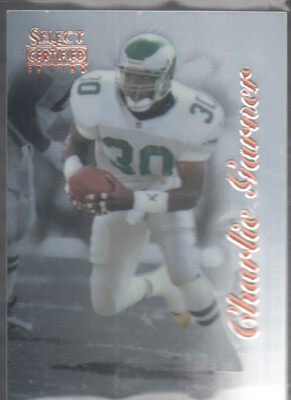 CHARLIE GARNER 1996 Pinnacle Select Certified Edition Silver Promo #12 Eagles