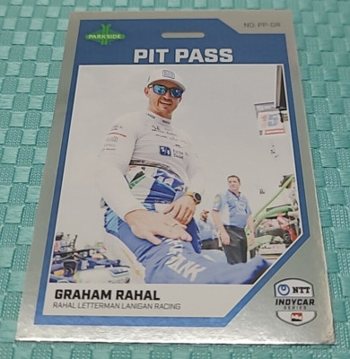 2024 Parkside Indycar Indy Car Graham Rahal Pit Pass Foil Insert PP-GR