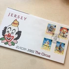 Jersey FDC First Day Cover Europa 2002 The Circus Unaddressed