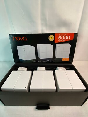Tenda Nova Mesh WiFi System MW6-Upto 6000 Sq.Ft. Whole Home Coverage WiFi Router