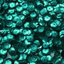 10mm Cup Sequins Peacock Matte Metallic Made in USA