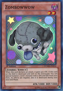 Zombowwow - NUMH-EN014 - Super Rare - 1st Edition x3 - Near Mint