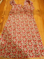 Womens shein pink floral dress sz xs