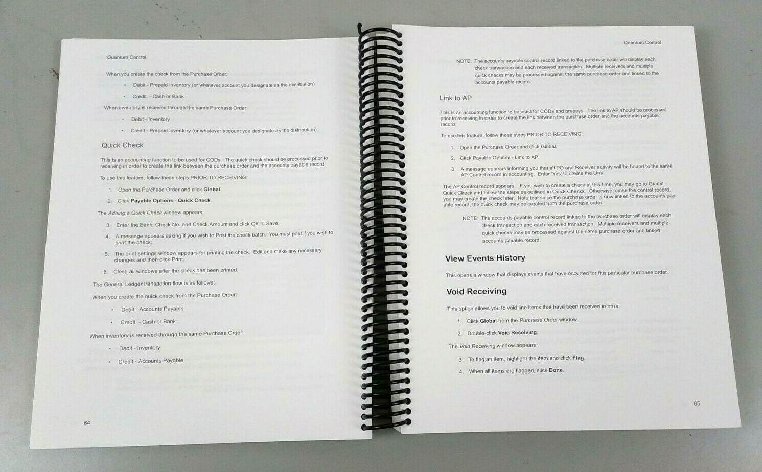 Component Control Quantum Control User Manual Volume 2