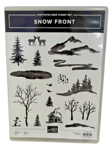 Stampin Up Snow Front 16 Pc. Photopolymer Stamp Set