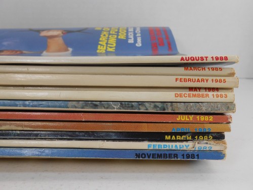 1980's Black Belt World's Leading Magazine of Self Defense Lot of 11 - Picture 3 of 8