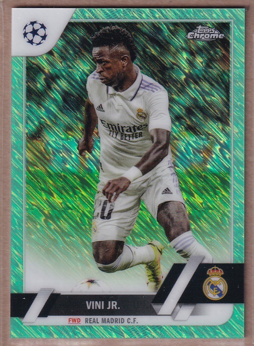 Vinicius Jr. 2022 Topps Chrome UEFA Club Competitions #20 Neon