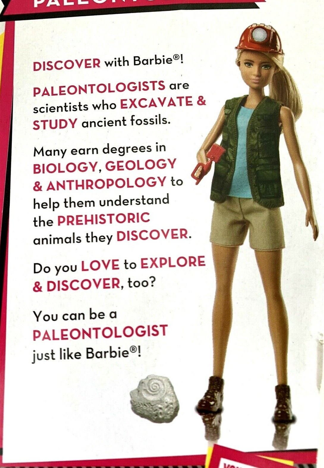paleontologist barbie
