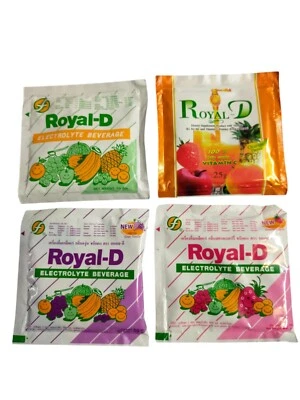 Royal-D Electrolyte Beverage Refreshing instead of sweating 25g Sachets