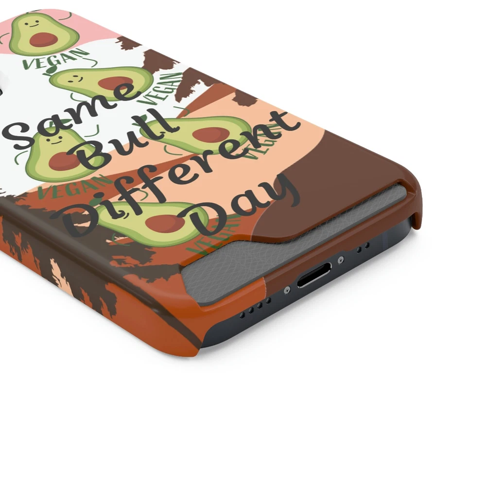 Slim Protective Phone Case with Built-in Card Holder  