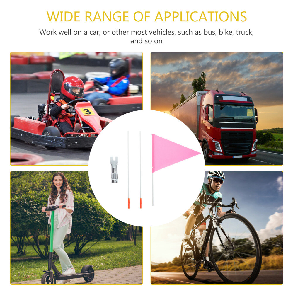 Push Bike Trailer Cycling Handlebar Flag Bicycle Flagpole Profession eBay