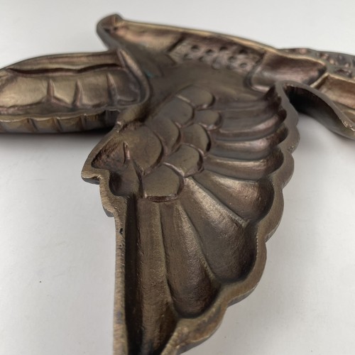 Eagle Desk Organizer Antique Bronze Finish Accessory Tray Catch-All by Floor 9 - Picture 3 of 6
