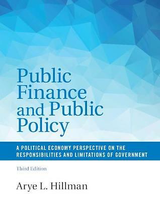 Public Finance and Public Policy Hillman Hardback Cambridge University Press 3e