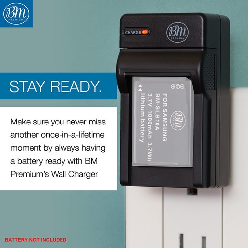 BM Premium SLB-10 Battery Charger for Samsung PL50 PL51 PL55 PL60 PL65 PL70 PL80 - Picture 4 of 6