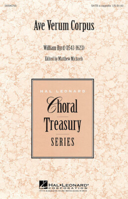 Ave Verum Corpus SATB a cappella William Byrd