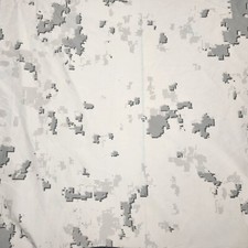 Digital Print White/Grey Camo Nylon Fabric by the Yard