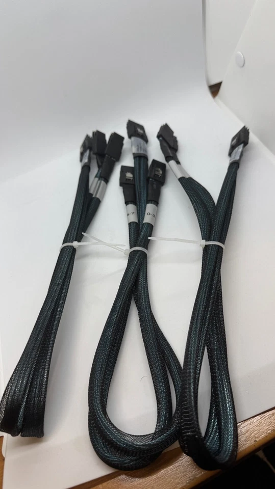 LSI 3ware CBL-M8ML-06M AMCC WA-150-3081-00 Molex 74596-1002 M8 to 2 SFF-8087 - Image 2 of 2
