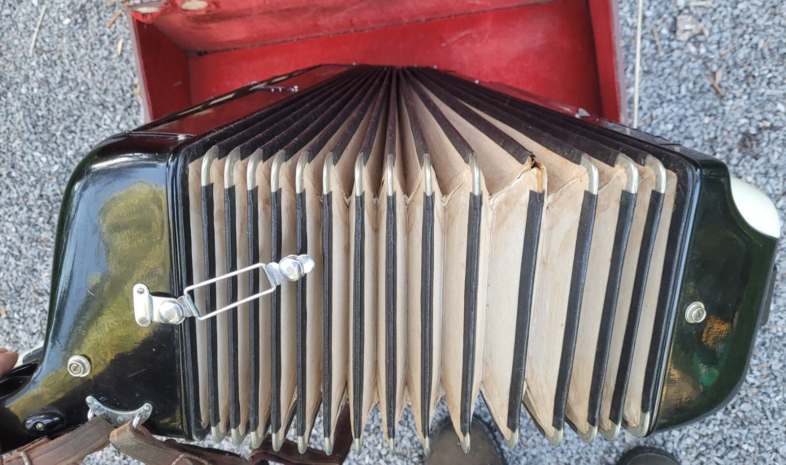 Vintage Black Crucianelli Castelfidardo Accordion 41 Keys 120 Bass With Case eBay