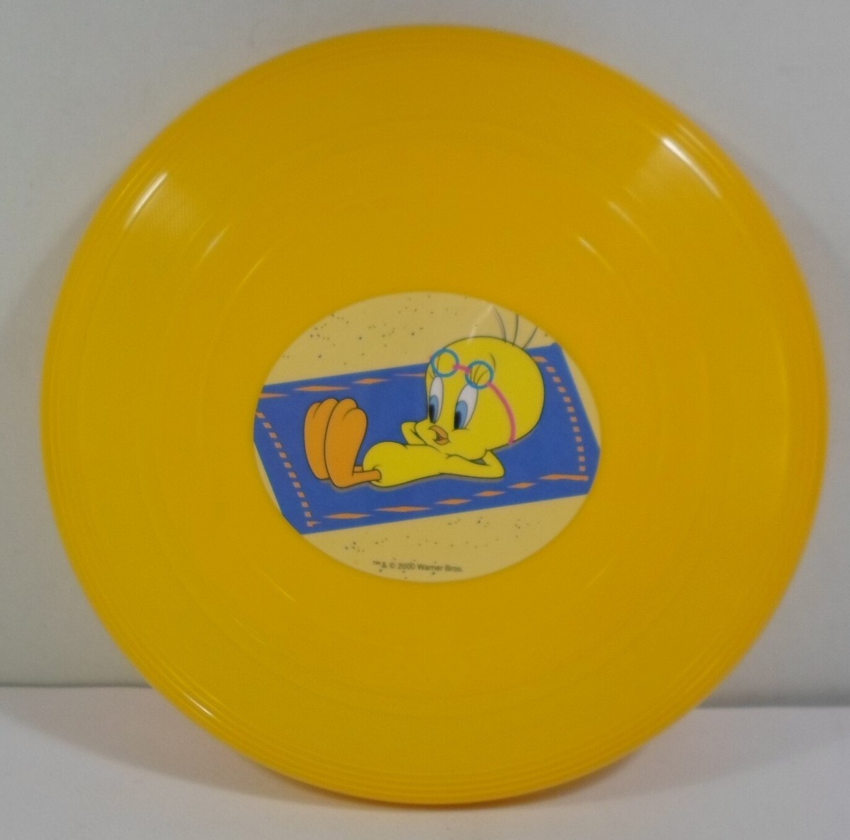 WARNER Bros 2000 LOONEY TUNES 10'' TWEETY BIRD PLASTIC FRISBEE