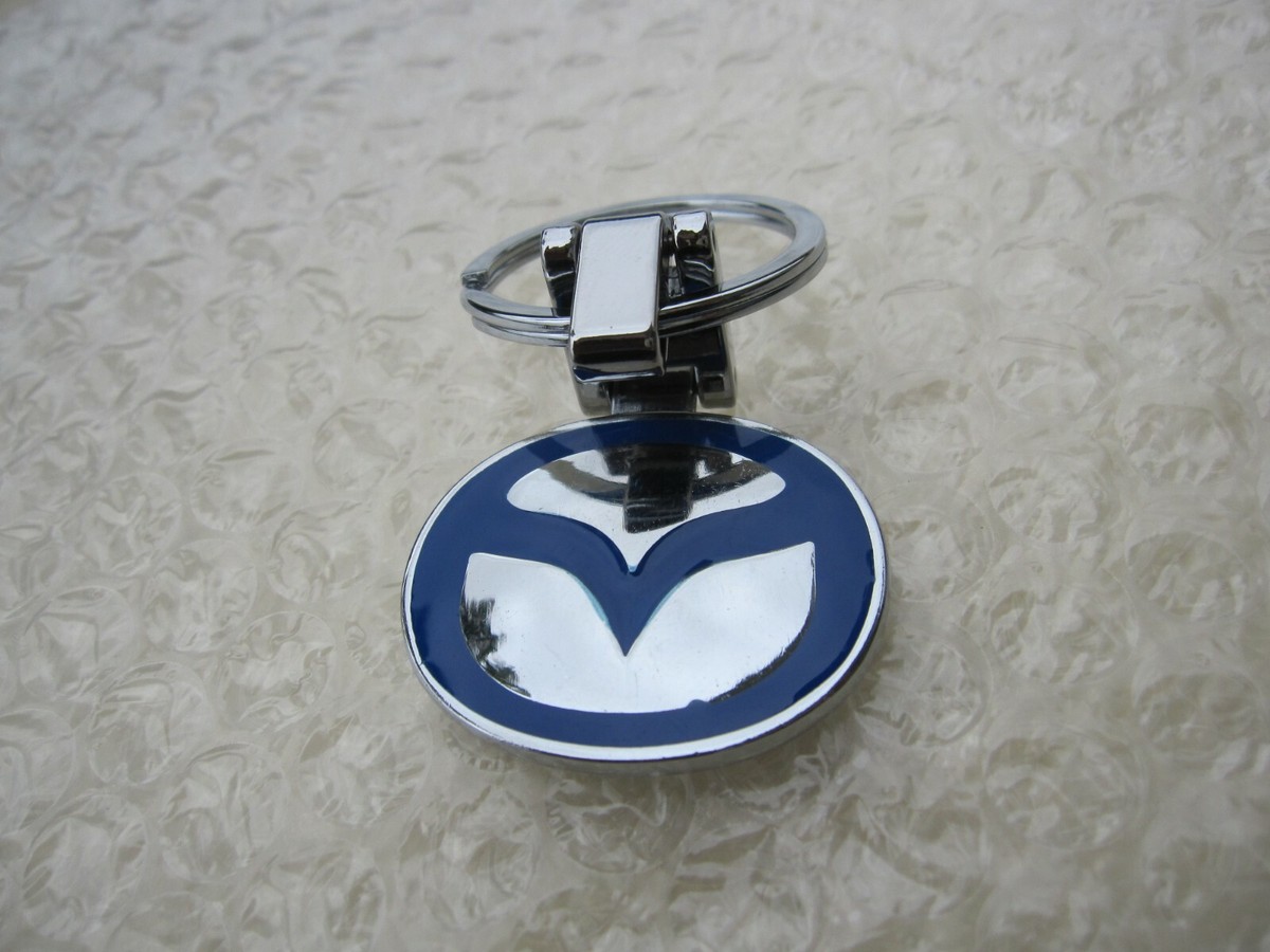 MAZDA CX-9 Badge Emblem Keychain Key Fob Ring USA Seller 2 sided