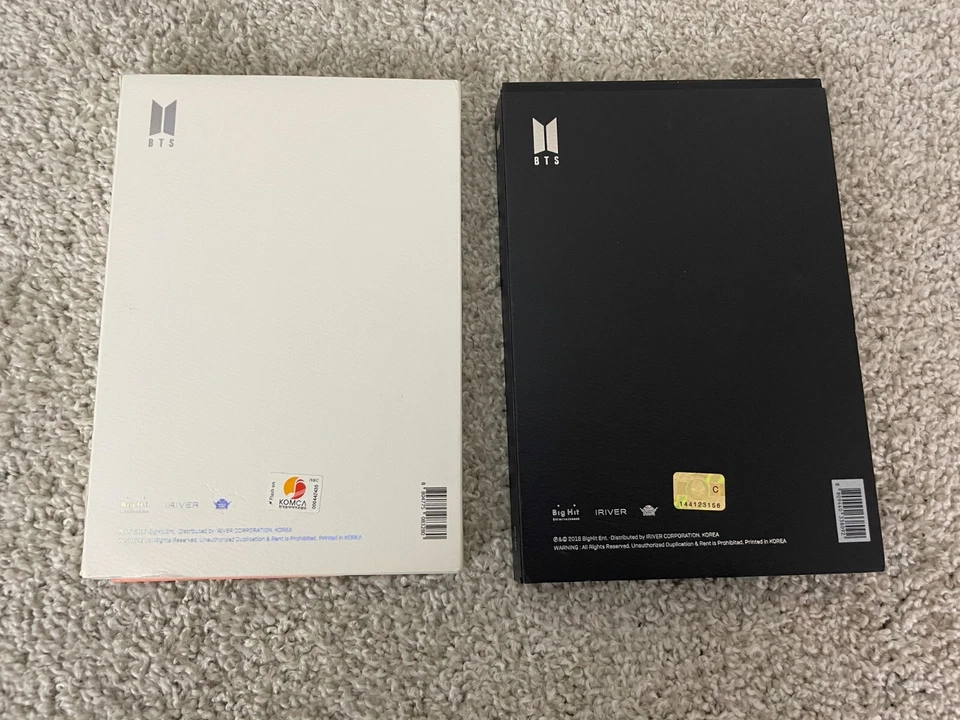Lot of 2 Big Hit 2018 BTS Love Yourself Tear L & Y Version CD Album Foto 2 de 4