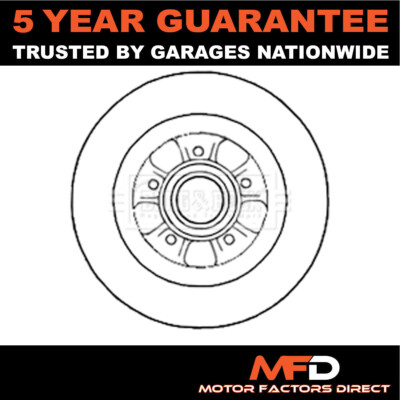 Fits Renault Espace 2002- Vel Satis 2002-2009 MFD Rear 1x Brake Disc 8200649353