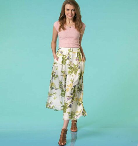 McCall's M7131 BOHO CULOTTES PANTALONES CORTOS DE PIERNA ANCHA PATRÓN FALTA TALLA 8-16 - Imagen 2 de 6