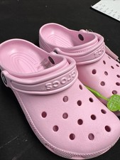 Crocs classic clog With Tags     Junior 2 Pink Milk   Fast Shipping...