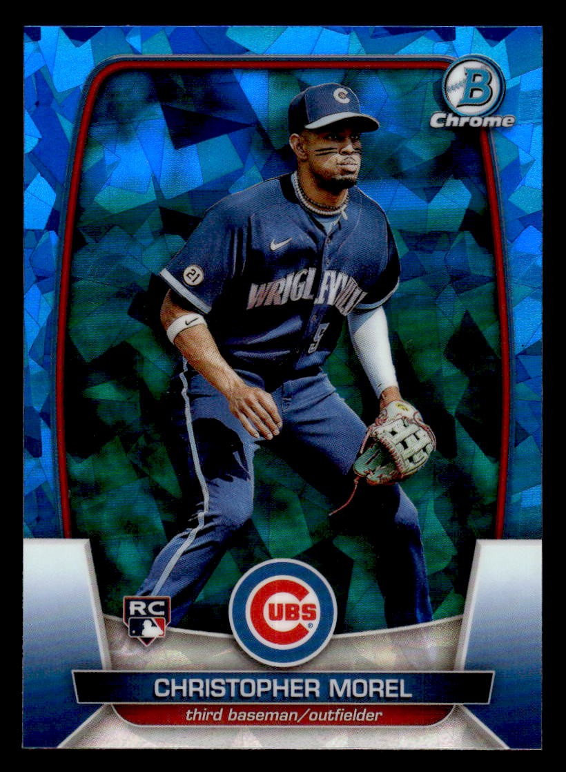 2023 Bowman Chrome Sapphire #71 Christopher Morel Rookie CUBS