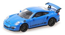 Minichamps 870063227 1/87 2015 Porsche 911 GT3 RS, Blue with Stripes