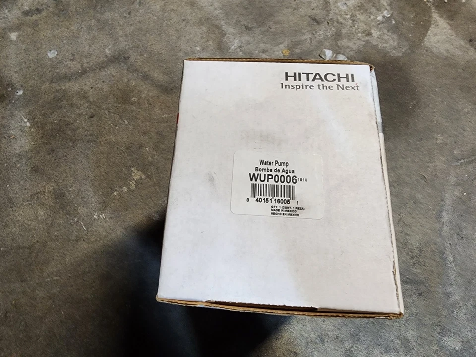 Bomba de agua del enfriador del motor de refrigeración del motor Hitachi con junta para Infiniti para Nissan Foto 2 de 2