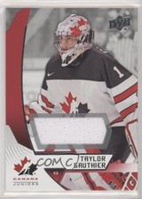 2019 Upper Deck Team Canada Juniors Jersey Taylor Gauthier #83 po4