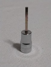 Snap-on 1/4" drive Standard Length 2.5mm Metric Hex Driver socket TMAM2.5 Used