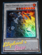 Yugioh - Drago Synchro Ala Cristallo ULTRA RARA - RA02-IT029 1° Edizione
