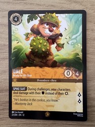 Disney Lorcana Dale Ready For His Shot 22/204 Wilds Unknown Legendary