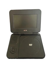 RCA DRC6327E 7" Portable DVD Player Bundle w/ RCA Headphones Tested. No Charger
