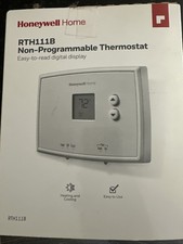Honeywell Home RTH111B Termostato di riscaldamento e raffreddamento bianco non programmabile T4