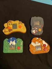 Vintage McDonald's 2003 Sega Sonic Handheld Action Games Lot Of 4 Not working