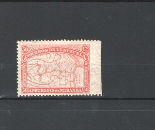 VENEZUELA CLASSIC MH WITH CERTIFICATE 3820