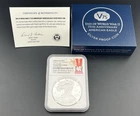 2020 End of World War II 75th Anniversary American Silver Eagle V75 NGC PF70