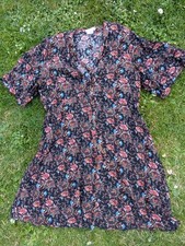 COOPERATIVE Floral Knee Length Sun Dress Fits 10-12