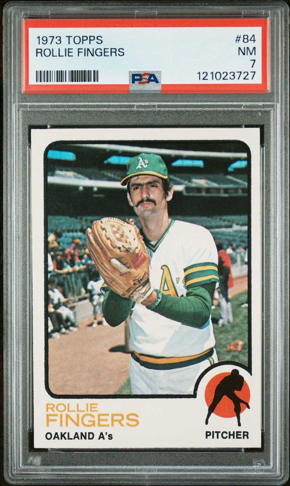 1973 Topps ROLLIE FINGERS #84 PSA 7 NM