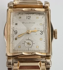 1952 Bulova Ambassador "F" 17Jewel 10BM Manual Wind Gold Filled Wristwatch