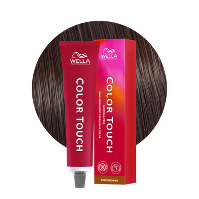 Wella Color Touch Deep Browns 4/77 Intensives Mittelsandbraun 60ml