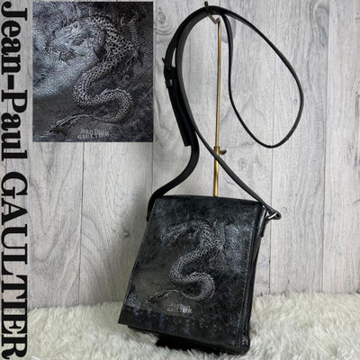 Jean Paul Gaultier EMBOSSED SHOULDER BAG