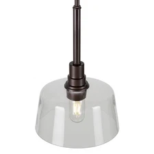 Forte Lighting 2735-01 Acopa 9"W Mini Pendant - Bronze