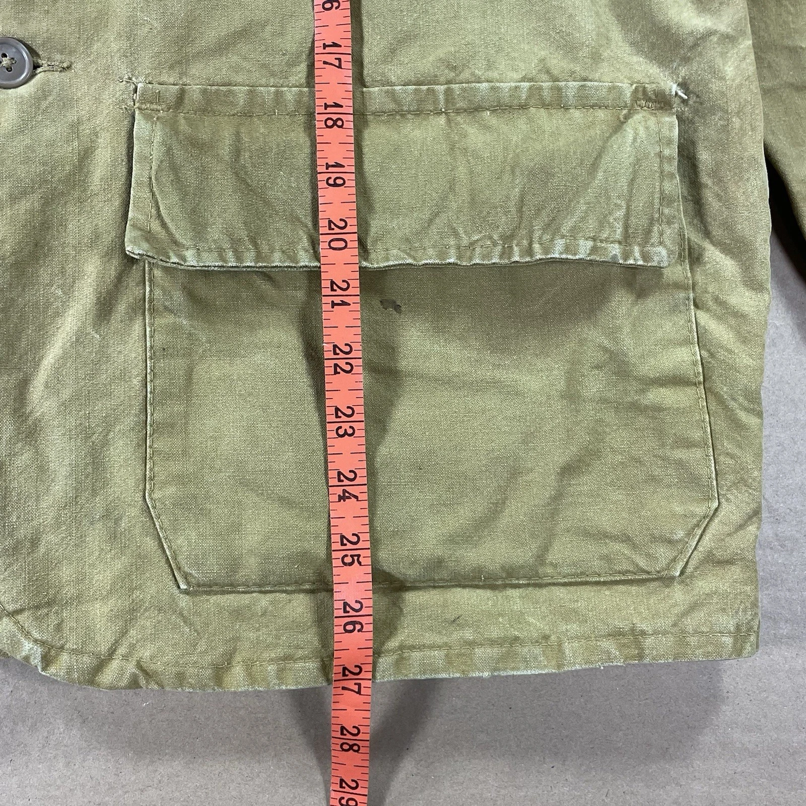 Vtg 60s Bullseye Bill Hunting Jacket Tan Duck Canvas - Mens L - like carhartt - product detail image 14