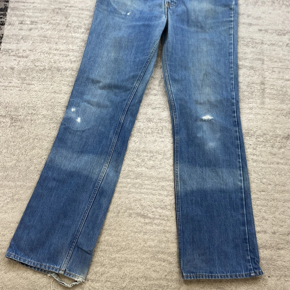 Jeans De Colección Levis 517 0917 34 Azul Whisker Bell Bottom Tab Garra EE. UU. 34x36 Años 70 80 Foto 3 de 4